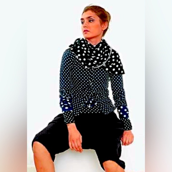 New without tags Comme des garçons H&M collab polka dot sweater. Size medium. - Picture 2 of 15